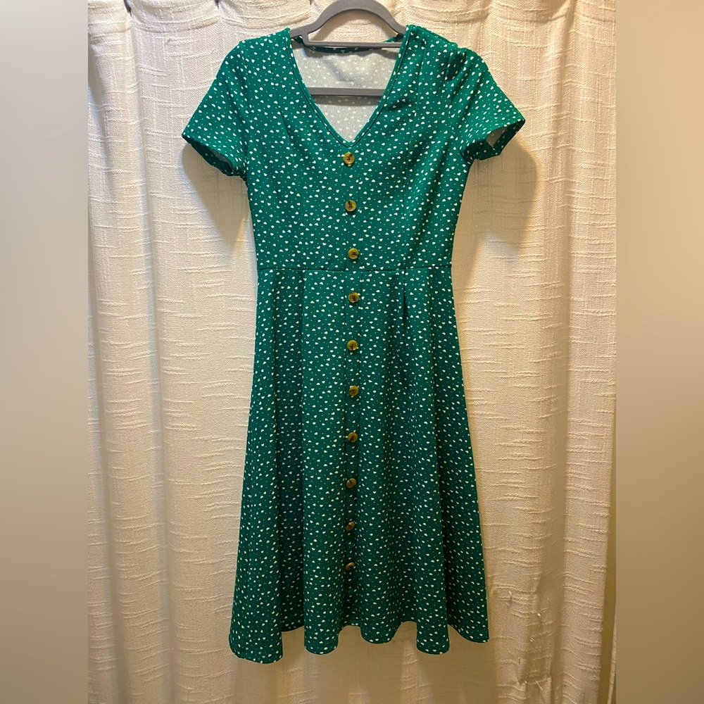 Fun Bright Green Summer/Spring Dress